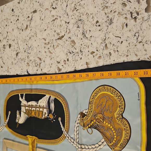 Hermès Paris Silk Scarf with Equestrian Design - Picture 8 of 8